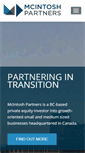 Mobile Screenshot of mcintoshpartners.com